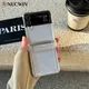 Für Samsung Galaxy Z Flip 5 4 3 Karten halter Tasche klare Hülle für Samsung Zflip 5 Flip5 Flip4