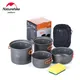 Naturehike Camping Kochgeschirr Ultraleicht Outdoor Geschirr Kochen Set Picknick Topf Pfanne