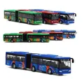 City Express Bus Doppel busse Druckguss Fahrzeuge Spielzeug lustig zurückziehen Auto Kinder Kinder