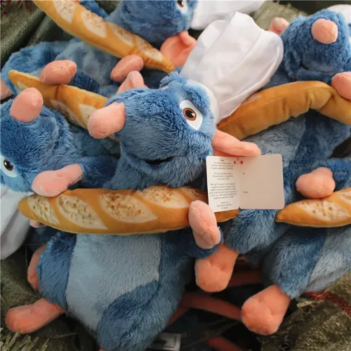Disney Ratatouille Remy Maus Hand mit Brot Plüsch tier weiche Stofftiere Kinderspiel zeug