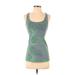 Nike Active Tank Top: Green Activewear - Women's Size X-Small