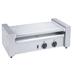 MoTak HDRG2 18 Hot Dog Roller Grill - Flat Top, 120v, Stainless Steel