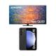 55" Samsung QE55QN95CATXXU Smart 4K Ultra HD HDR Neo QLED TV with Bixby & Alexa & Galaxy S23 FE 5G (128 GB, Graphite) Bundle, Black