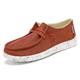 Femme Slip-Ons Baskets à enfiler Extérieur Bureau du quotidien Talon Plat Bout rond Décontractées Confort Tissu Lacet Noir Rose Orange