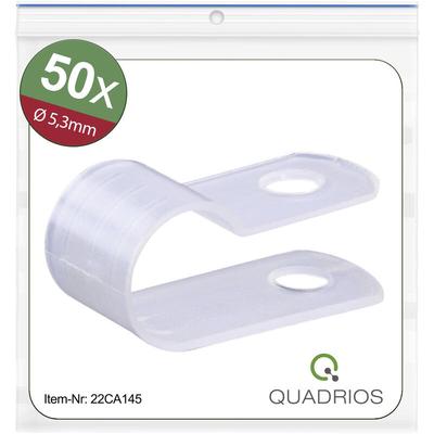 Quadrios 22CA145 Befestigungsschelle schraubbar 22CA145 Bündel-Ø-Bereich 5.3 mm (max) Natural 1 Se