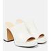 Alba 90 Platform Leather Mules