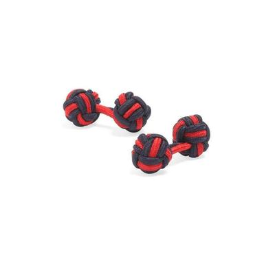 Brooks Brothers Men's Knot Cuff Links | Navy/Red