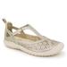 Women's Daffodil Slip On Mary Jane by JBU in Cream Shimmer (Size 7 1/2 M)