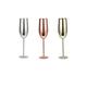 Premium Shatterproof Champagne Flutes - 3 Options - Rose Gold | Wowcher