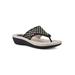 Women's Camila Slip On Sandal by Cliffs in Black Nubuck (Size 7 M)