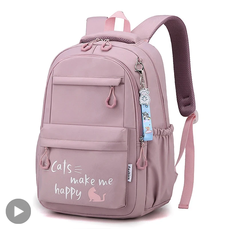 Fille sac d'école sac à dos sac à dos pour adolescent femmes enfants femme rose cartable primaire haute sac à dos classe adolescents enfant enfants
