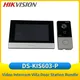 Hik Kit d'interphone vidéo IP DS-KIS603-P(C) avec écran moniteur 7 pouces DS-KH6320-WTE1 sonnette