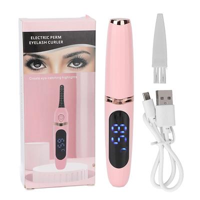 Electric Eyelash Curler Rechargeable Heating Portable Eyelash Curler Long Lasting Eyelash Curler Tool