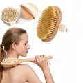 Brosse de massage pour peau sèche et Linge poils naturels dissolvant de peau à fréquence