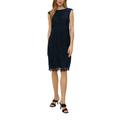 Cocktailkleid S.OLIVER BLACK LABEL Gr. 42, N-Gr, blau (blue) Damen Kleider Freizeitkleider