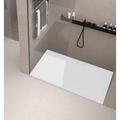 Onlybath - Receveur de douche Resine river Blanc ral 9003 (grille coloure) - 90x150 cm