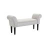 MH - Banquette design antoinette gris clair