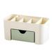 Pgeraug storage box desktop cosmetic box with small drawer multifunctional desk storage box Home Textile Storage Green