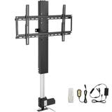 SKYSHALO Lift Stroke Length 28 inches Motorized TV Mount Fit for Max.50 inch TV Lift with Remote Control Height Adjustable 38-65 inch Load Capacity 132 lbs Motorized TV