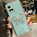 Plating Cute Bow Case For VivoV27E V25E V25 V21E V21 V20SE V20 Y02S Y15S Y20 Y22 Y51 Y30 Y33S Y78 Diamond Silicone Cover Caqa