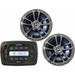 Infinity INFMPK250 AM/FM/USB Bluetooth Multimedia Receiver and 225-Watt 2-Way Marine Waterproof Speakers Stereo Package