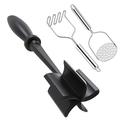 Premium Meat Chopper for Ground Beef - Heat Resistant Meat Masher - Easy to Chop & Clean - Durable Nylon Ground Beef Smasher - Non Stick Hamburger Chopper-5