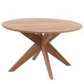 Table de jardin ronde 6 personnes en teck D165