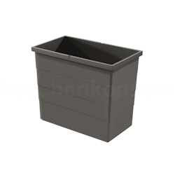 Hailo 28 Liter Inneneimer 1129969 dunkelgrau 242 x 415 x 350 mm Image
