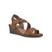 Women's Brux Sandal by White Mountain in Dark Tan Smooth (Size 6 M)