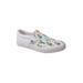 Women's Piper Ii Slip On Sneaker by LAMO in White Green (Size 7 1/2 M)