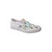 Women's Piper Ii Slip On Sneaker by LAMO in White Green (Size 8 1/2 M)