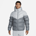 Nike Windrunner PrimaLoft® Men's Storm-FIT Hooded Puffer Jacket - Grey - Polyester