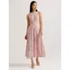 Ted Baker Ullaa Textured Flower Maxi Dress, Light Pink