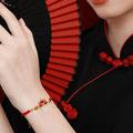 JilgTeok Bracelets for Women Clearance New Year Of Dragon Red String Bracelet Fexible Bracelet Chinese Animals Good Bracelet Jewelry Gifts For Women Men Valentines Day Gifts Mothers Day Gifts