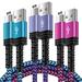 Charging Cable 6ft 3PACK HopePow Type C Charger Usb A to Usb C Cable 6ft Charging Cable Android Charger High Speed Phone Charger Cord Type C Fast Charging Multicolor
