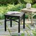 Amalfi Outdoor Side Table - Natural - Grandin Road