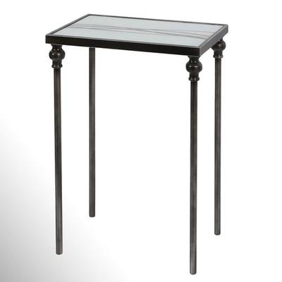 Wires Petite Side Table Gun Metal , Gun Metal