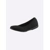 Ballerina CAPRICE, Damen, Gr. 40, schwarz, Textil, sportlich, Schuhe