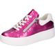 Plateausneaker WALDLÄUFER "H-NICKY" Gr. 6,5, pink (pink, weiß) Damen Schuhe Sneaker