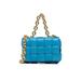 Bottega Veneta Leather Satchel: Blue Bags