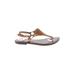 Sam Edelman Sandals: Brown Print Shoes - Women's Size 8 - Open Toe