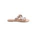 Marc Fisher Sandals: Tan Solid Shoes - Women's Size 6 - Open Toe