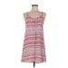 Wallflower Casual Dress - Mini Scoop Neck Sleeveless: Pink Dresses - Women's Size Medium