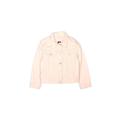 Gap Denim Jacket: Pink Solid Jackets & Outerwear - Kids Girl's Size Medium