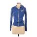 Nike Zip Up Hoodie: Blue Tops - Women's Size X-Small