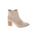 J.Crew Factory Store Ankle Boots: Tan Print Shoes - Women's Size 6 1/2 - Almond Toe