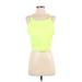 Active by Old Navy Active Tank Top: Yellow Activewear - Women's Size X-Large