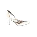 Michael Kors Heels: Pumps Stilleto Cocktail White Solid Shoes - Women's Size 37 - Pointed Toe