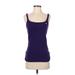 Nike Active Tank Top: Purple Solid Activewear - Women's Size Small