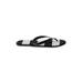 Tek Gear Flip Flops: Black Solid Shoes - Women's Size 9 - Open Toe